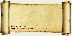 Milana Jovanović vizit kartica